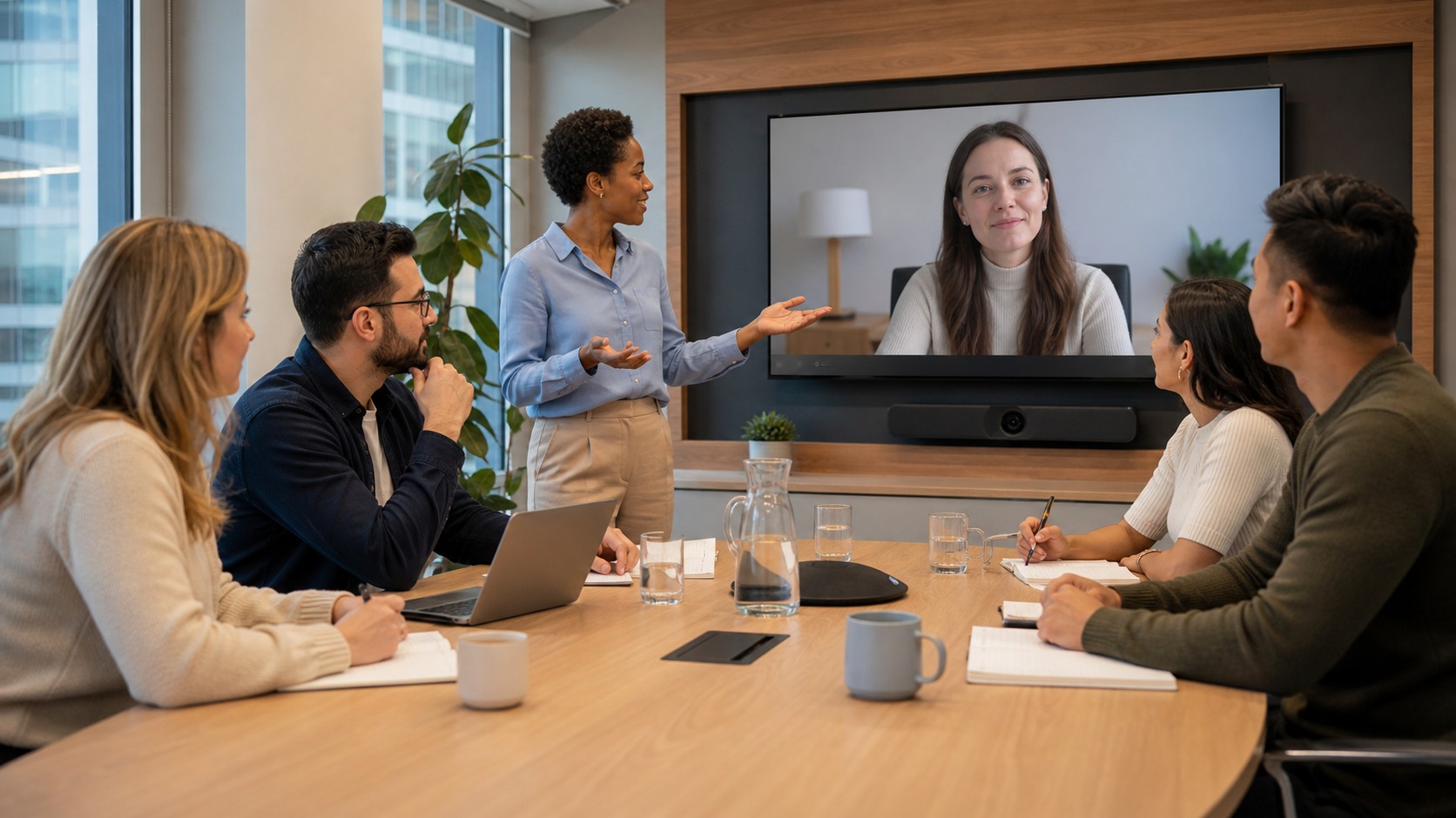 Editorial business image for Remote vs Hybrid Work Communication: What Actually Works?